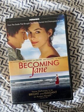 Becoming Jane DVD — Yellow & Maroon Back Cover